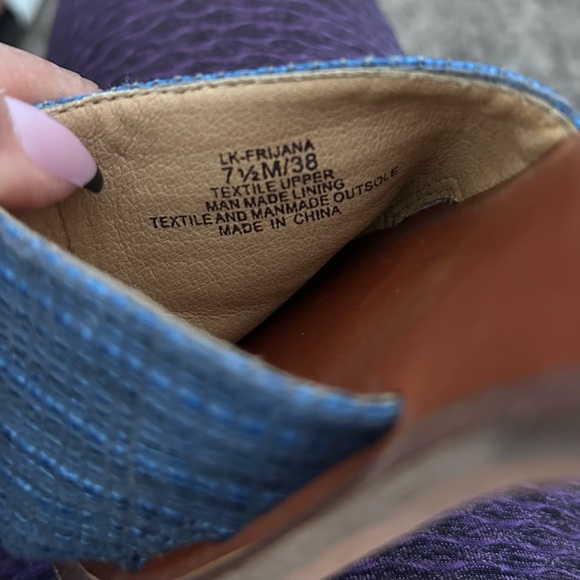 LUCKY BRAND • Blue Jean Look Slide Sandal• 7.5 - Picture 5 of 6